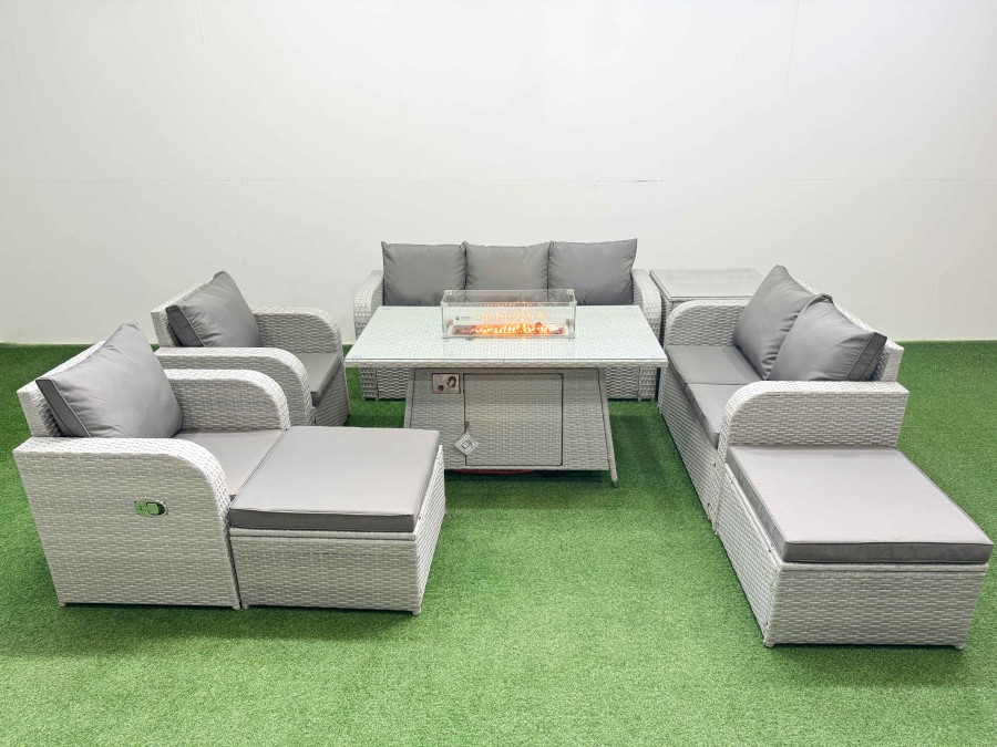 Click to view product details and reviews for Fimous Pe Rattan Garden Furniture Set Reclining Chair Sofa Double Love Seat 2 Seater Sofa Lounge Set Firepit Dining Table 2 Big Footstool Side Table L. Click to view product details and reviews for Fimous Pe Rattan Garden Furniture Set Reclining Chair Sofa Double Love Seat 2 Seater Sofa Lounge Set Firepit Dining Table 2 Big Footstool Side Table L.