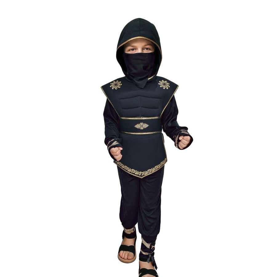 Click to view product details and reviews for A2z 4 Kids Boys Girls Ninja Halloween Costume Fancy Dress School Parties Costume 9 11 Years Black.