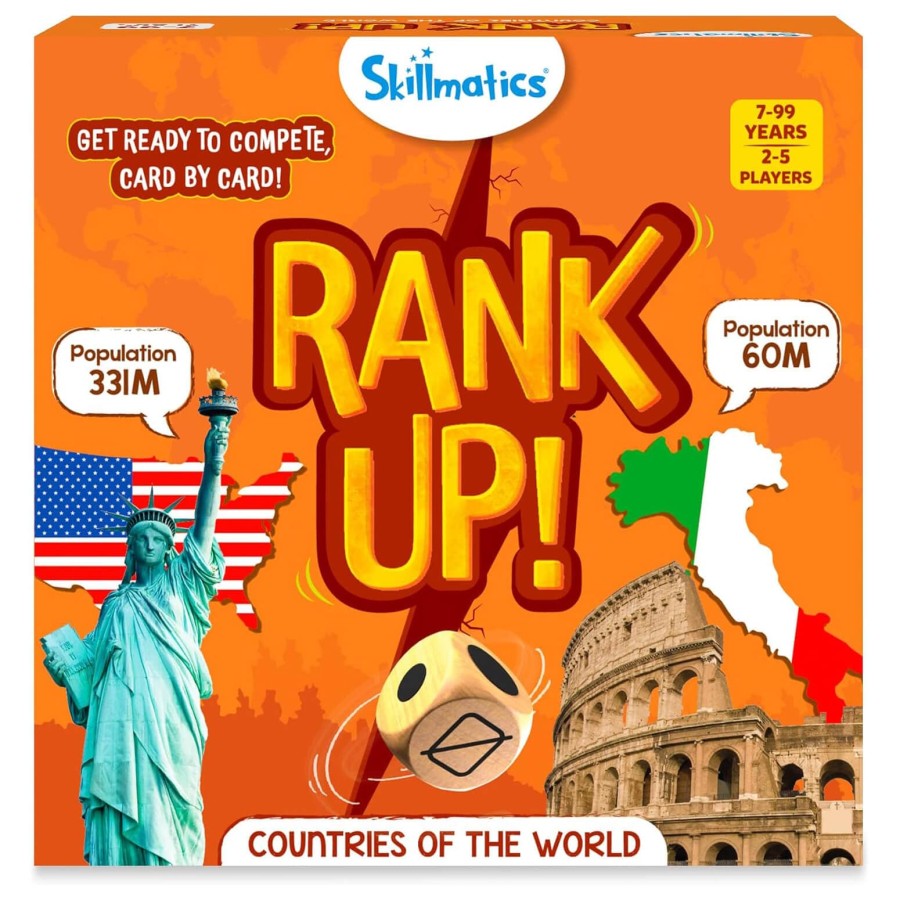 Click to view product details and reviews for Rank Up Trump Card Game Family Fun Memory High Low 2 5 Players Countries.