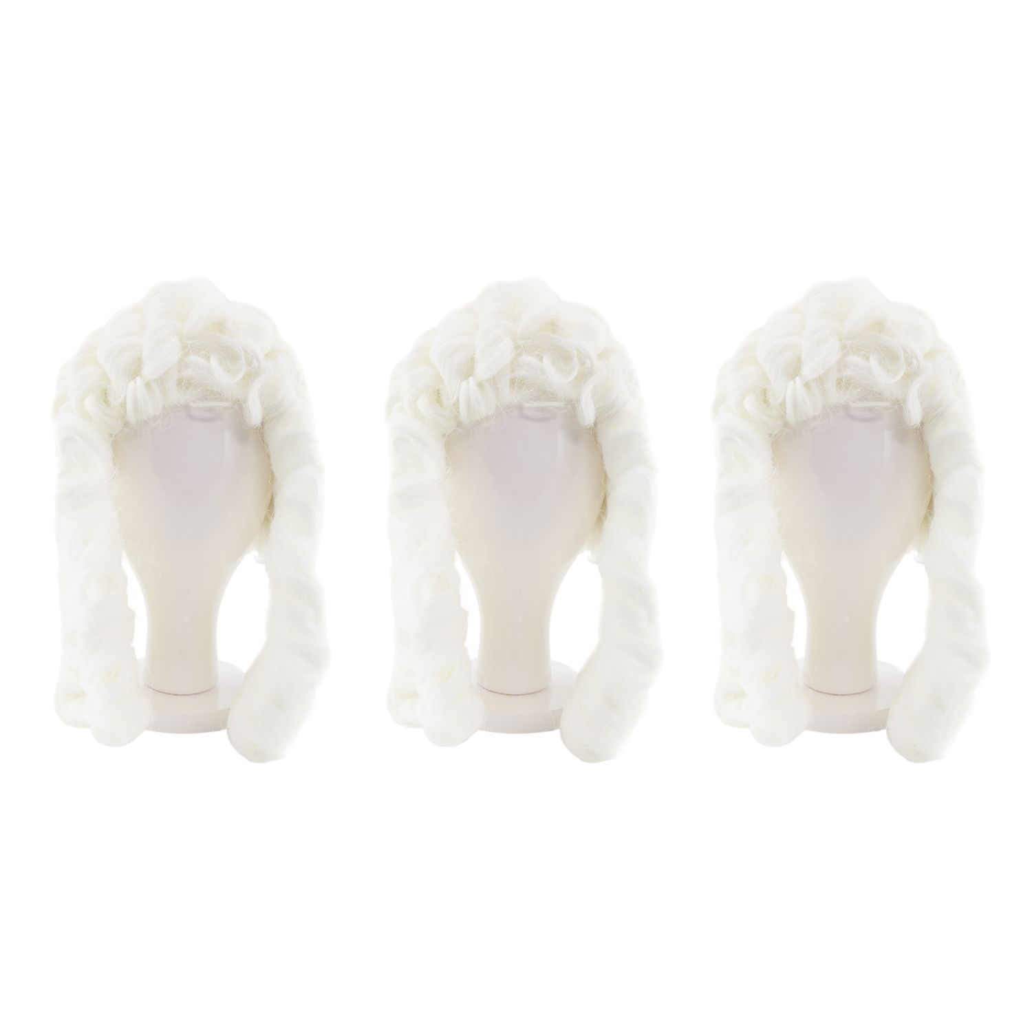 Click to view product details and reviews for Adults Judge Wig White Pack Of 3.