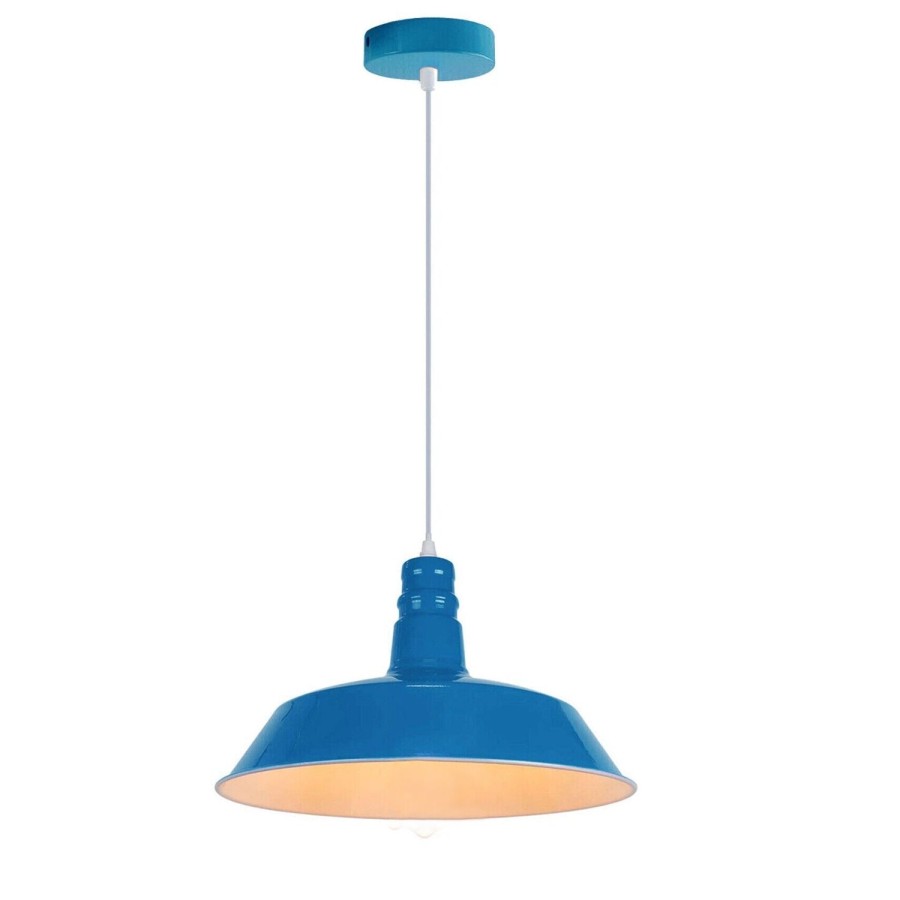 Click to view product details and reviews for Modern Kitchen Pendant Light Hanging Fixture 4010 No Light Blue.