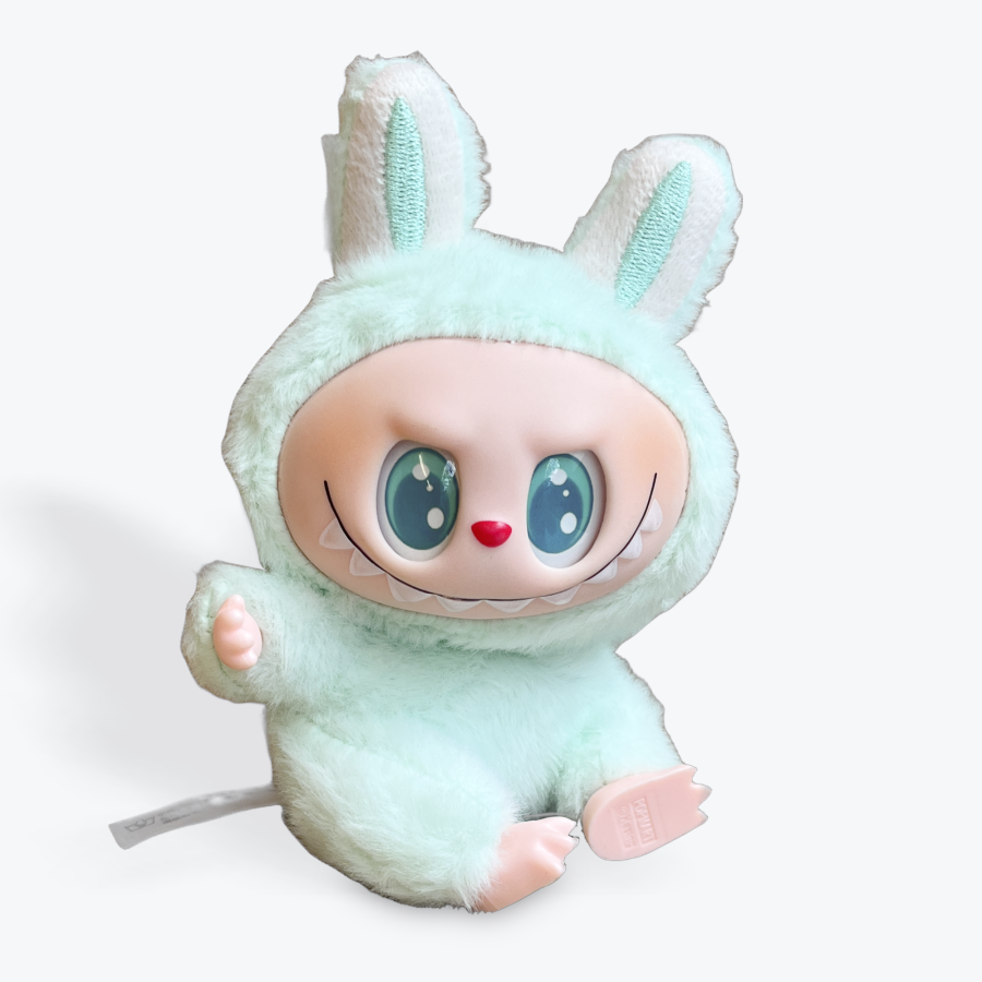Click to view product details and reviews for New Labubu Has A Seat And Macaron Vinyl Face Doll Backpack Decorated Pendant Green.