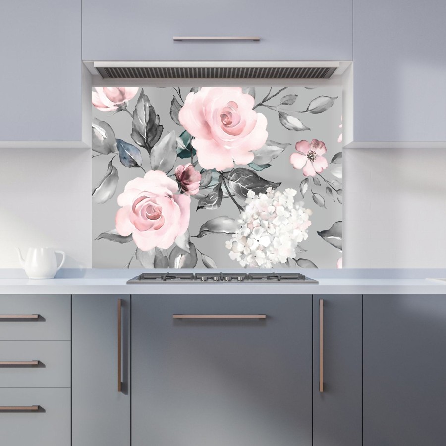 Click to view product details and reviews for Dusty Pink Roses Kitchen Splashback W595mm X H745mm.