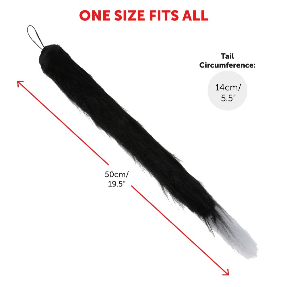 Ladies Crazy Cat Costume Set - Hat, Gloves & Tail