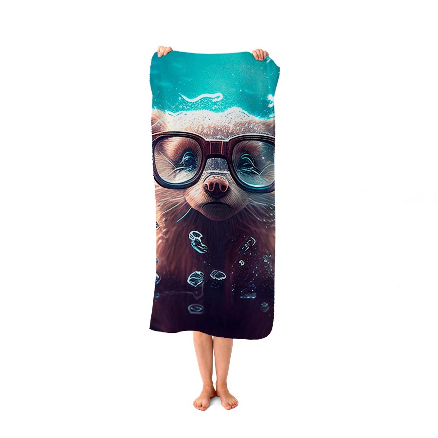 Click to view product details and reviews for Ferret With Glasses Splashart Water Beach Towel. Click to view product details and reviews for Ferret With Glasses Splashart Water Beach Towel.