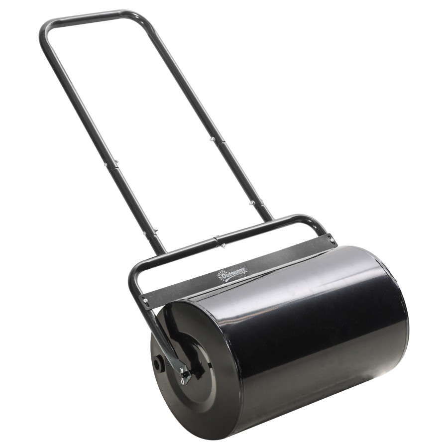 Outsunny Combination Push w/ 38L Sand or Water Garden Black