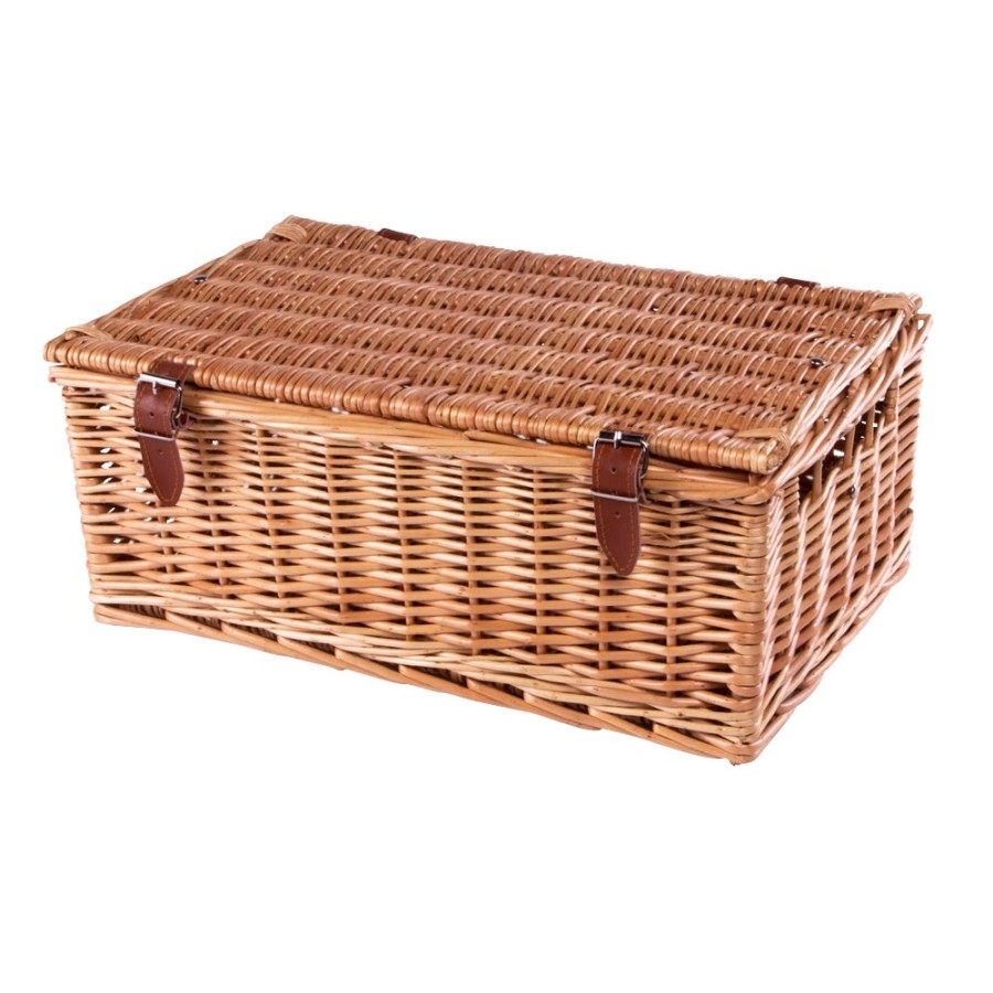 Red Hamper Standard 35Cm Wicker Picnic Basket