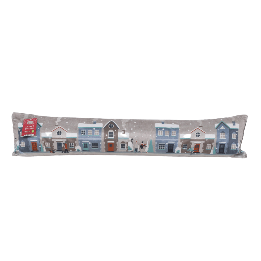 Christmas Design Plush Draught Excluder Home Door Insulation