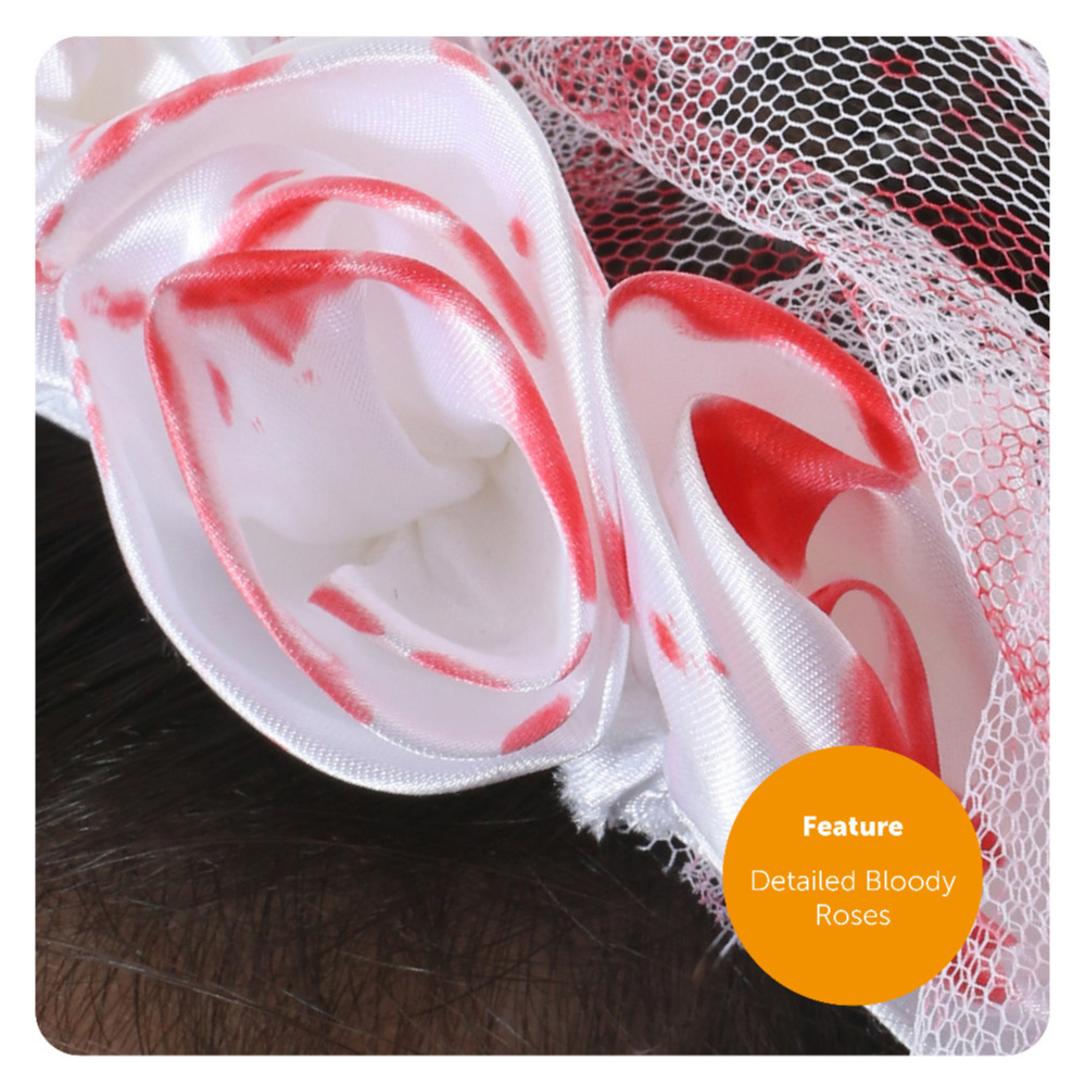 Blood Stained Stockings with Bloody Veil