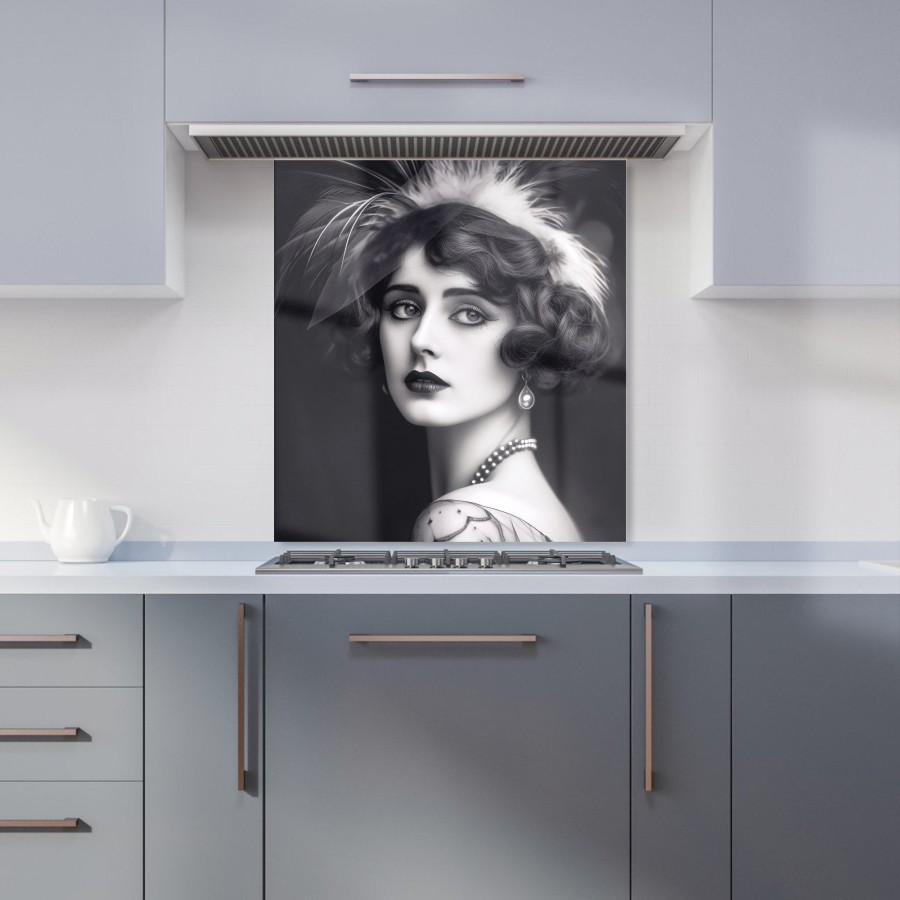 Click to view product details and reviews for Glamorous Edwardian Showgirl Kitchen Splashback W600mm X H650mm.