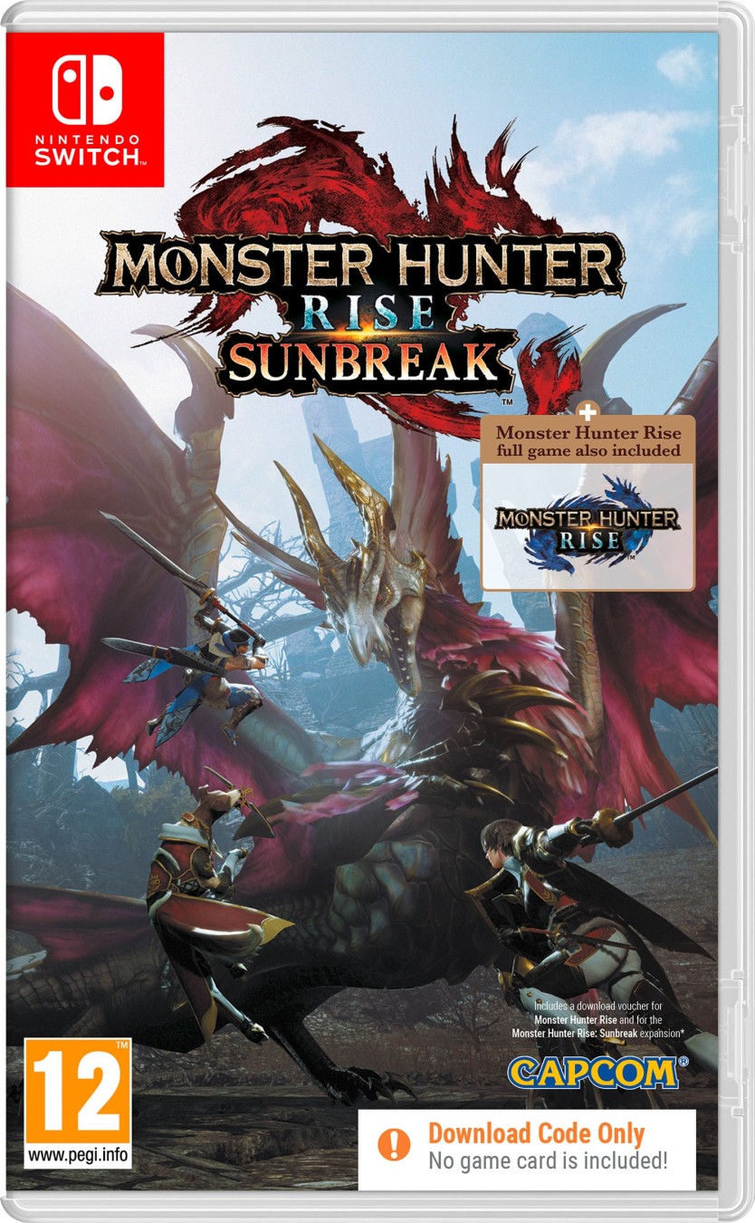 Monster Hunter Rise: Sunbreak - Nintendo Switch (Code In Box)
