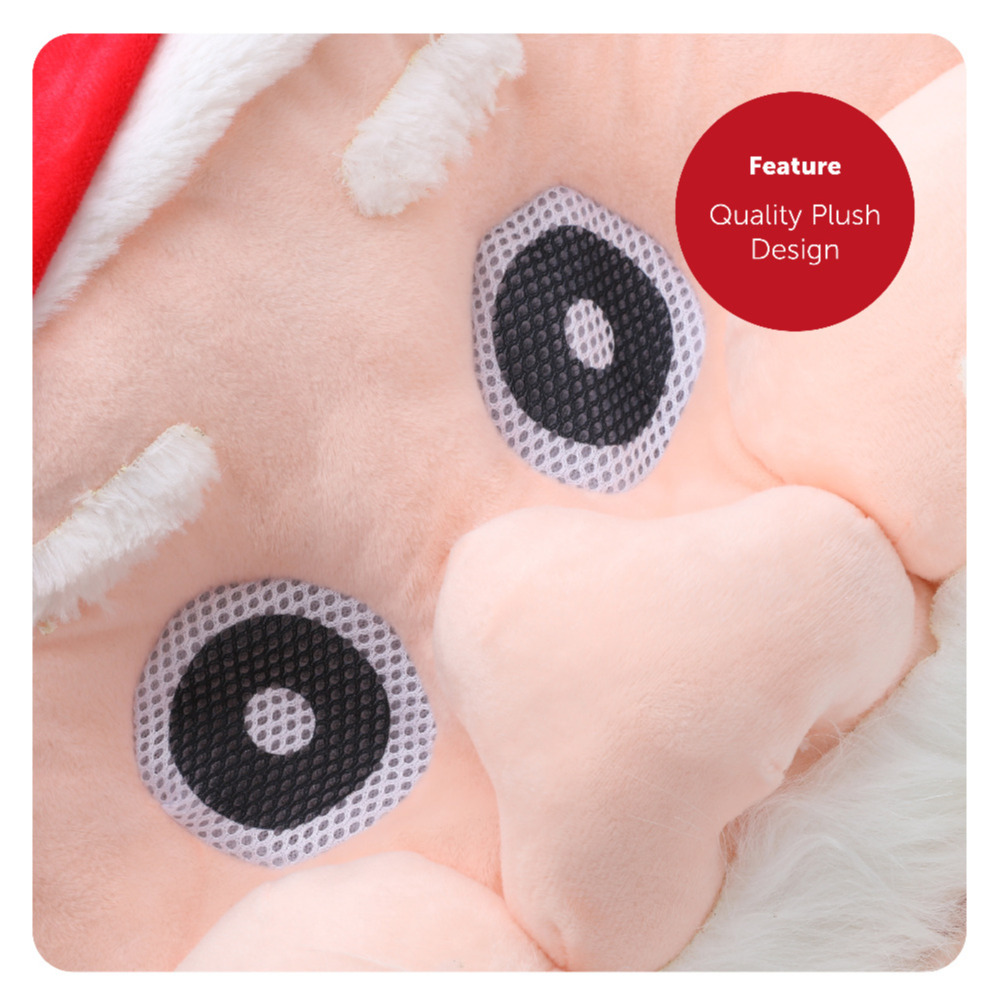 Plush Santa Mascot Head