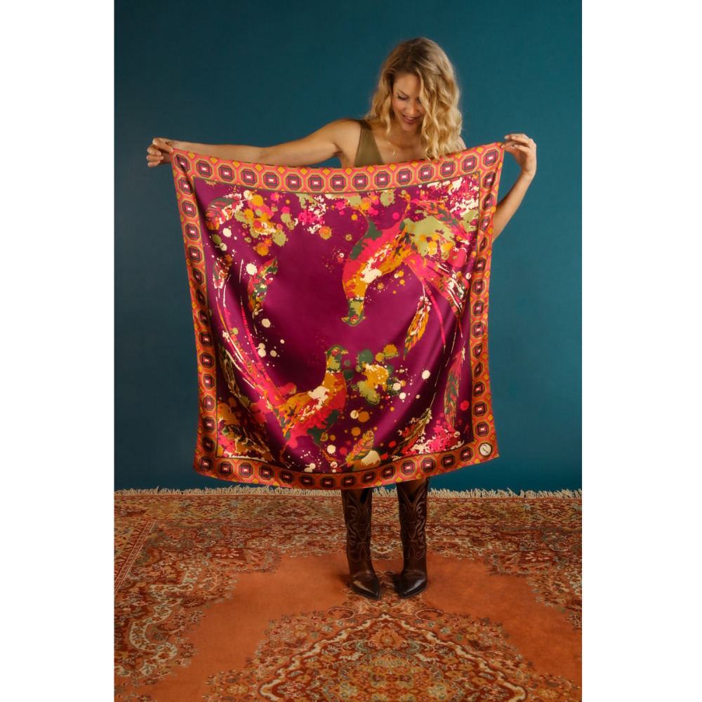 satin scarf