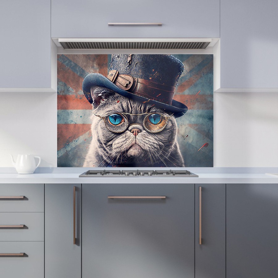 Click to view product details and reviews for British Shorthair Cat Kitchen Splashback W900mm X H650mm.