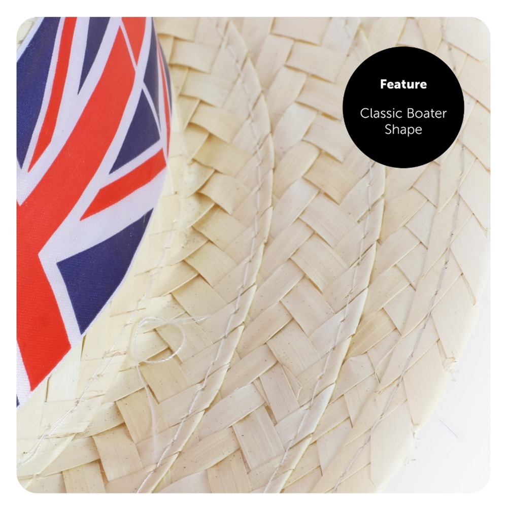 Union Jack Boater Hat