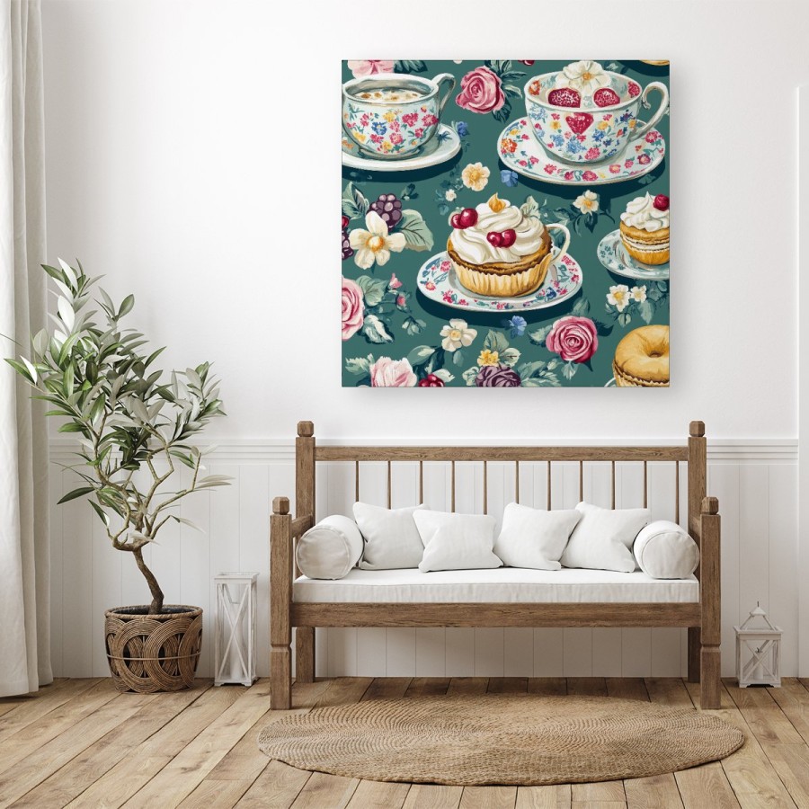 Click to view product details and reviews for Vintage Tea Party Canvas Large 30 X 30. Click to view product details and reviews for Vintage Tea Party Canvas Large 30 X 30.