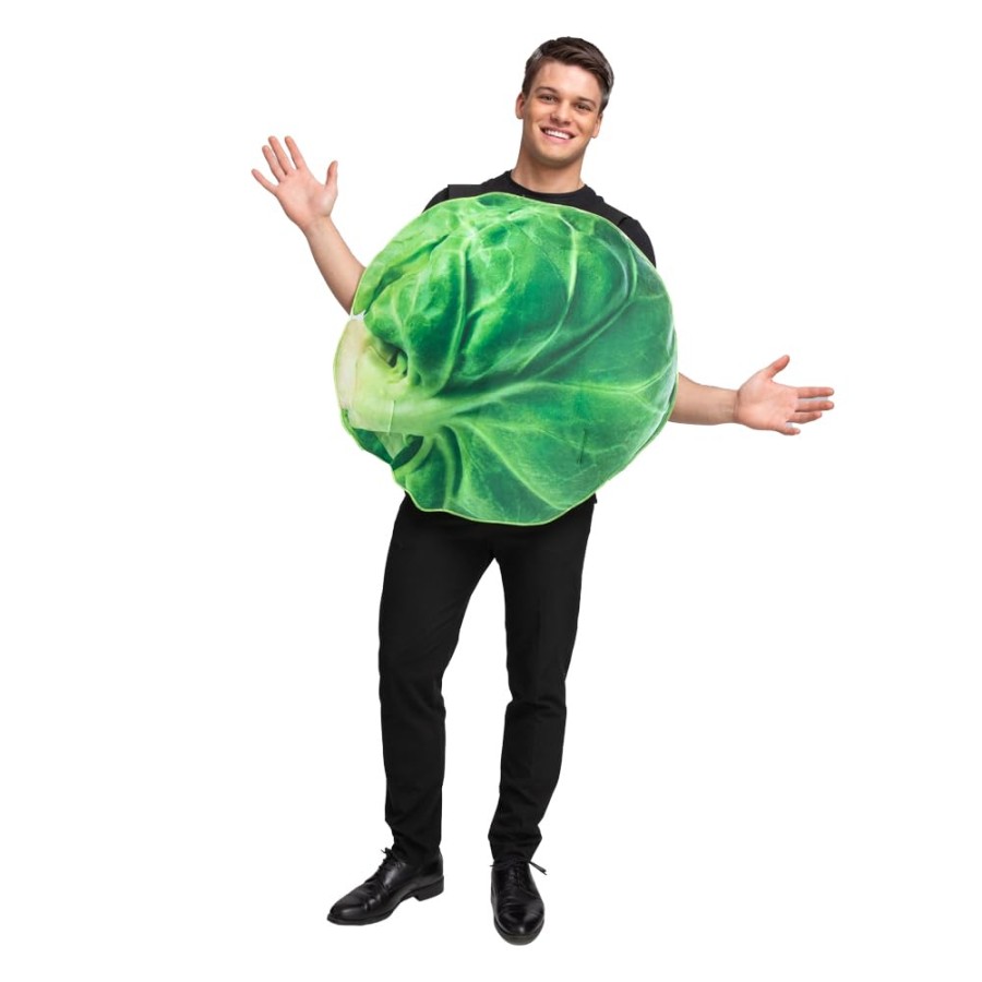 Click to view product details and reviews for Adult Brussels Sprout Costume Christmas Party Food Fancy Dress.