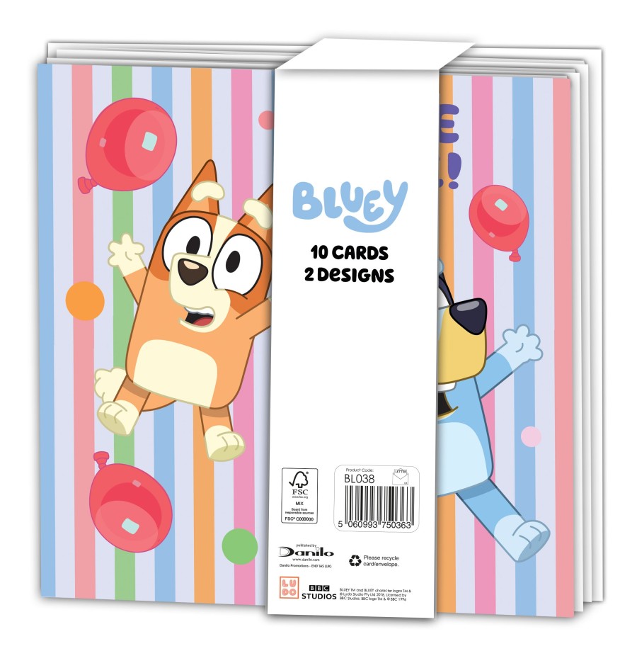 Click to view product details and reviews for Bluey Multipack Of 10 Cards.