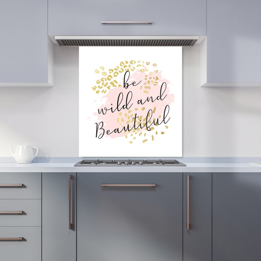 Click to view product details and reviews for Be Wild And Beautiful Kitchen Splashback W595mm X H745mm.
