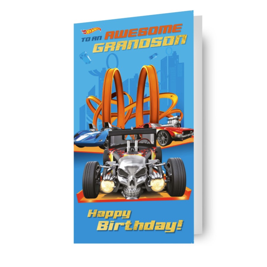 Click to view product details and reviews for Hot Wheels Grandson Birthday Card.