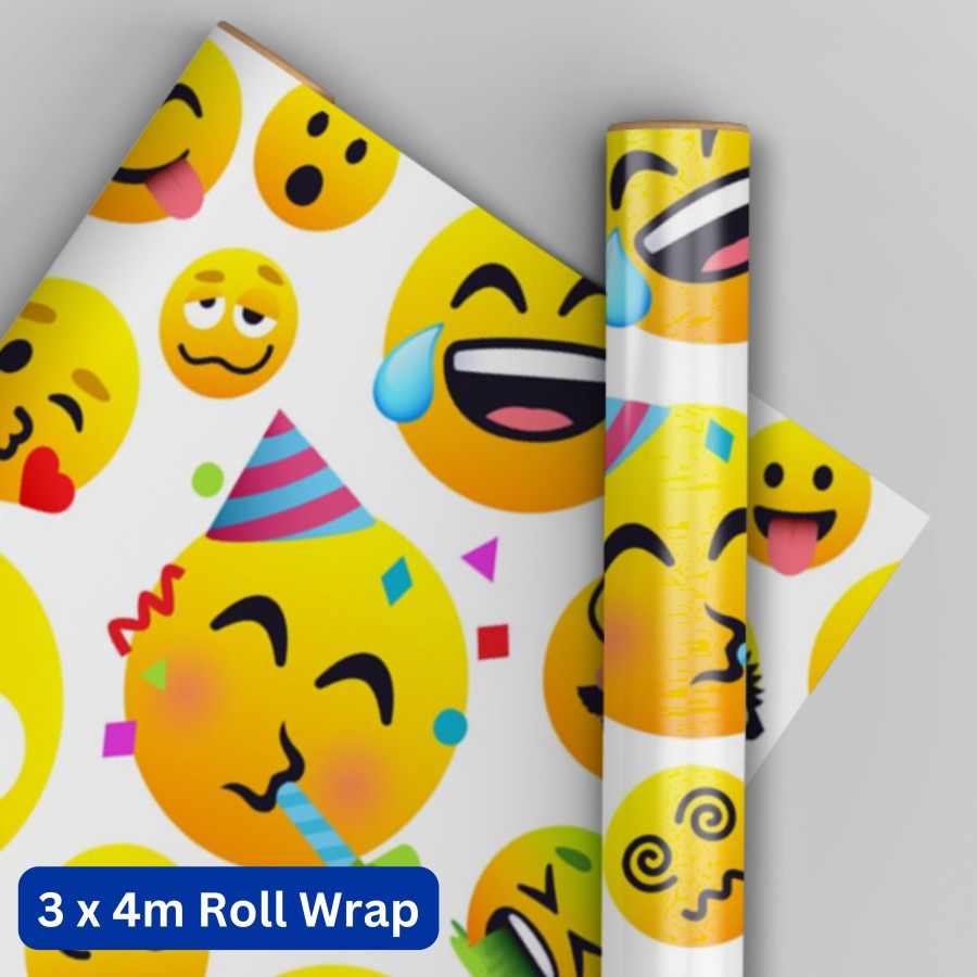 Click to view product details and reviews for Joypixels Emoji 4m Roll Wrapping Paper 3 Pack Bundle.