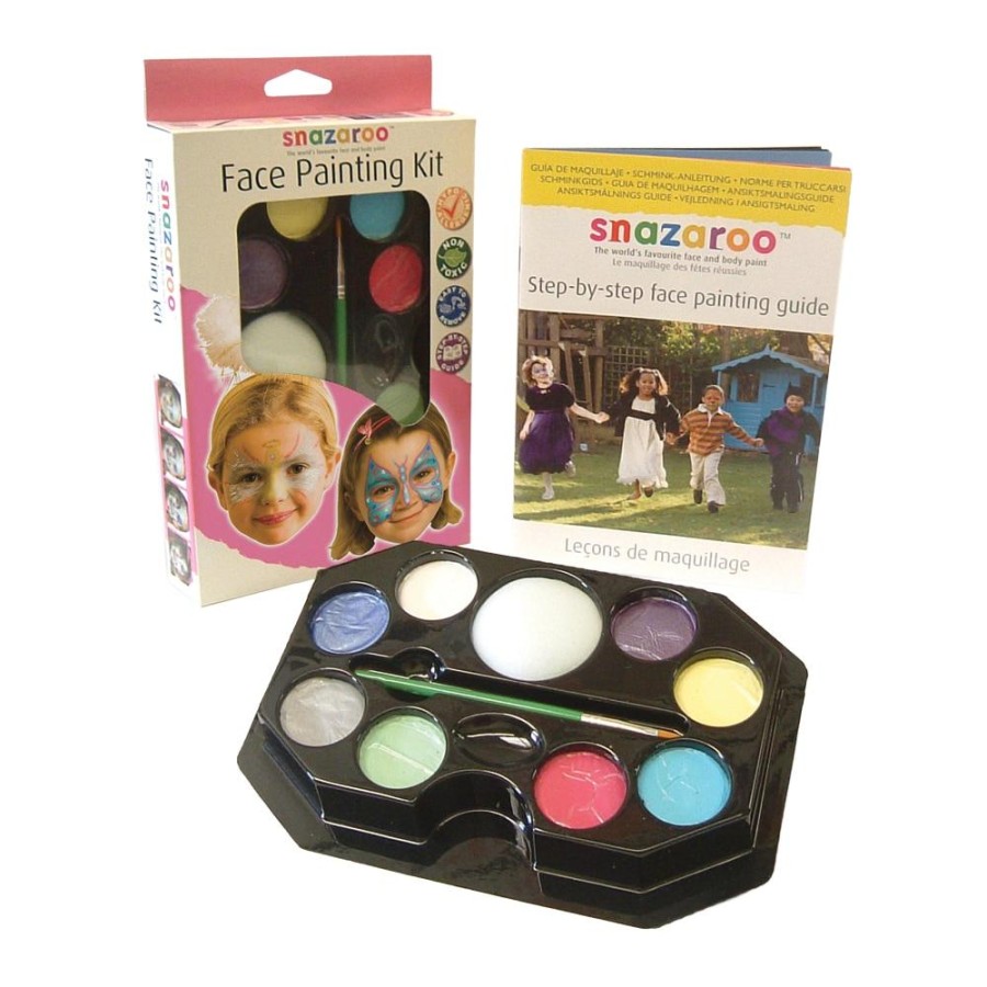 Click to view product details and reviews for Girls Themed Party Snazaroo Face Paint Makeup Kit Accessory.