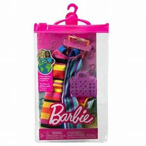 Click to view product details and reviews for Barbie Fashion Outfit Stripy Dress And Accessories.