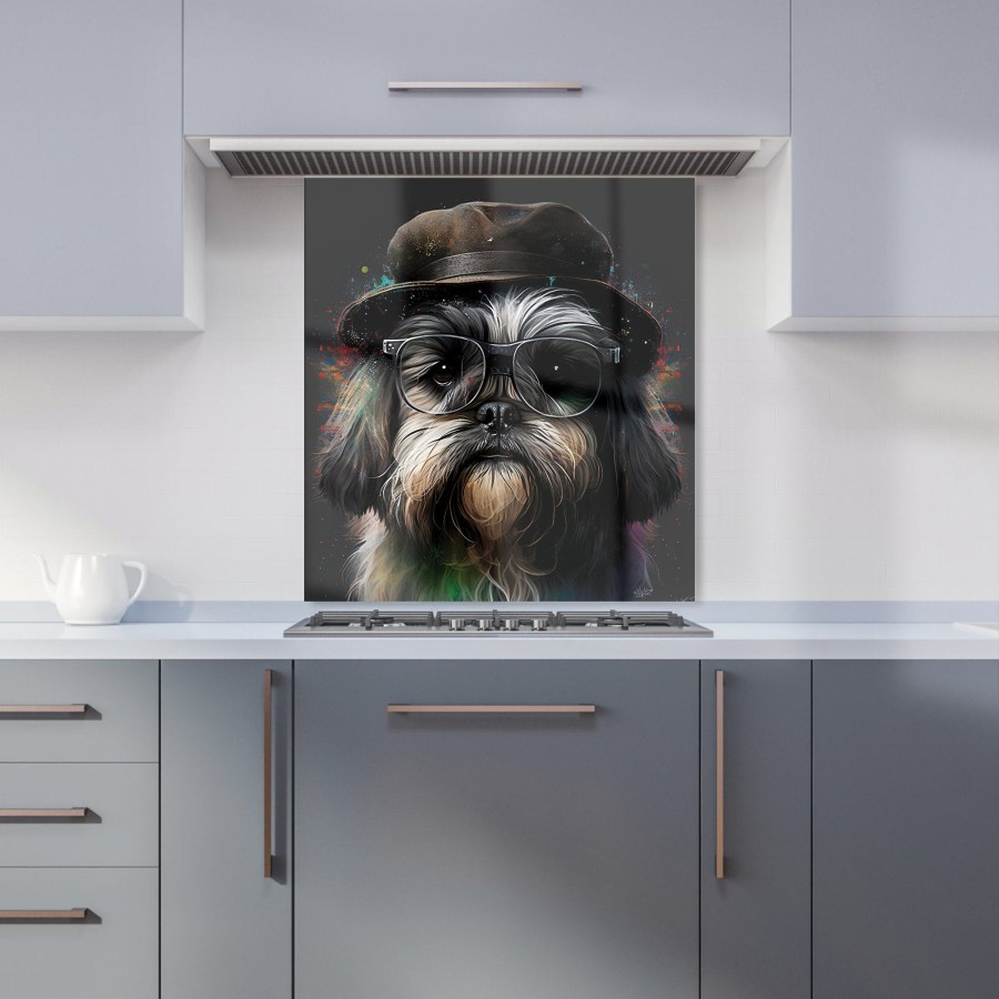 Click to view product details and reviews for Lhasa Apso Dog Splashart Kitchen Splashback W600mm X H650mm.