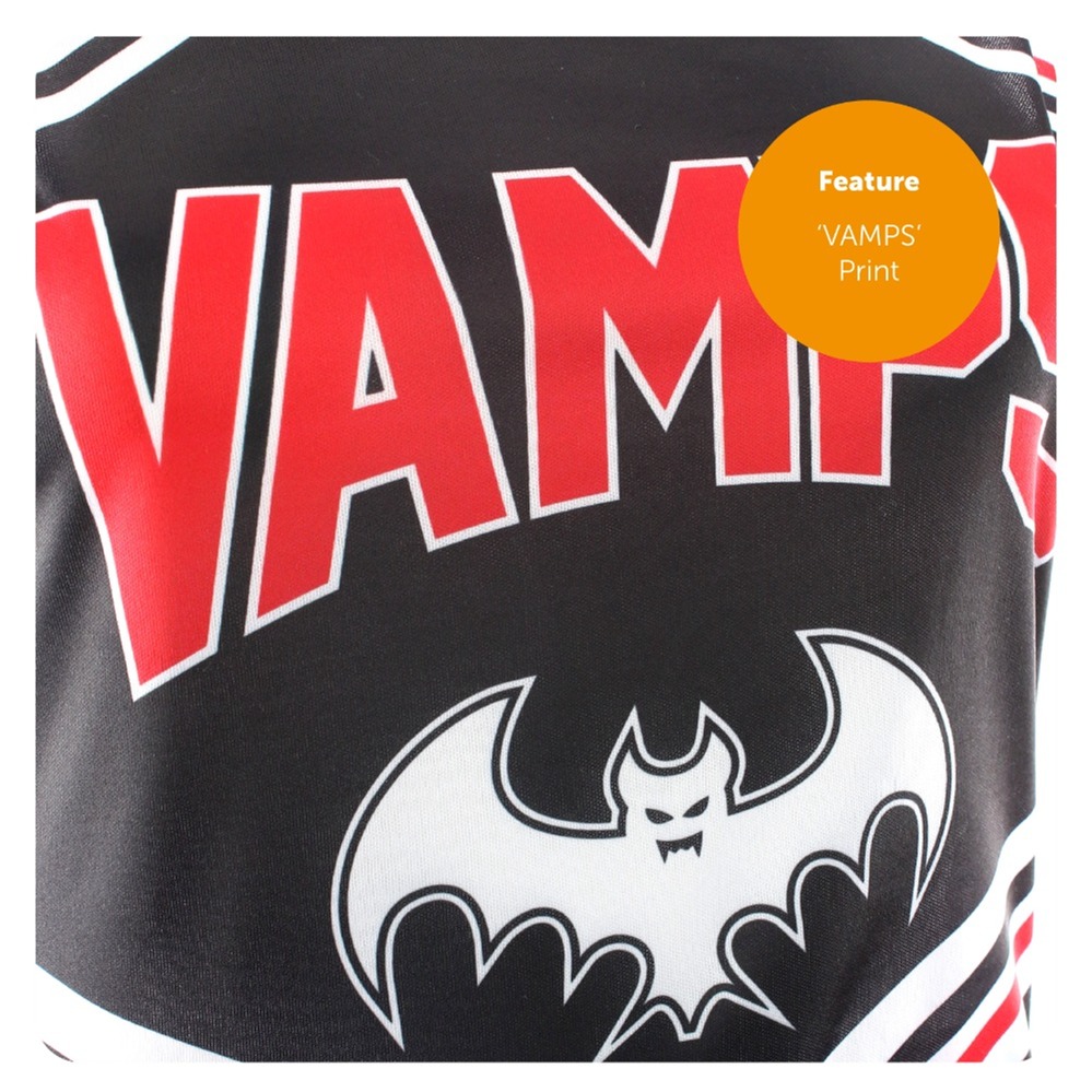 Girls Vampire Cheerleader Costume
