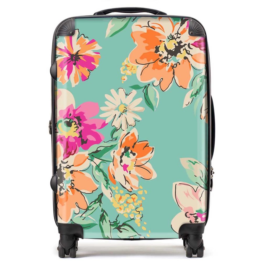 Click to view product details and reviews for Bright Flower Sketch Suitcase Medium.
