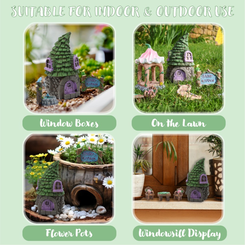 Conifer Fairy Garden Accessories Kit