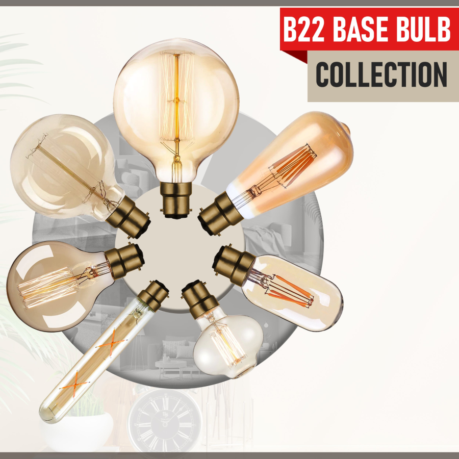 B22 Bayonet Vintage LED Filament Decorative Light Bulbs~4104