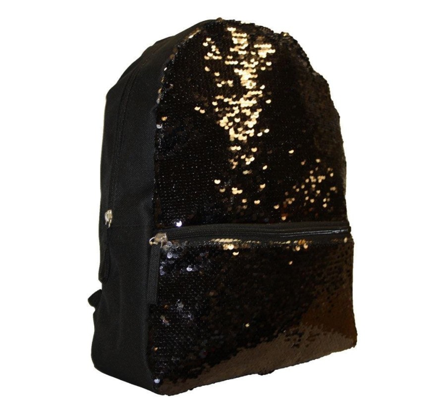 Girls Reversible Sequin School Bag Backpack
