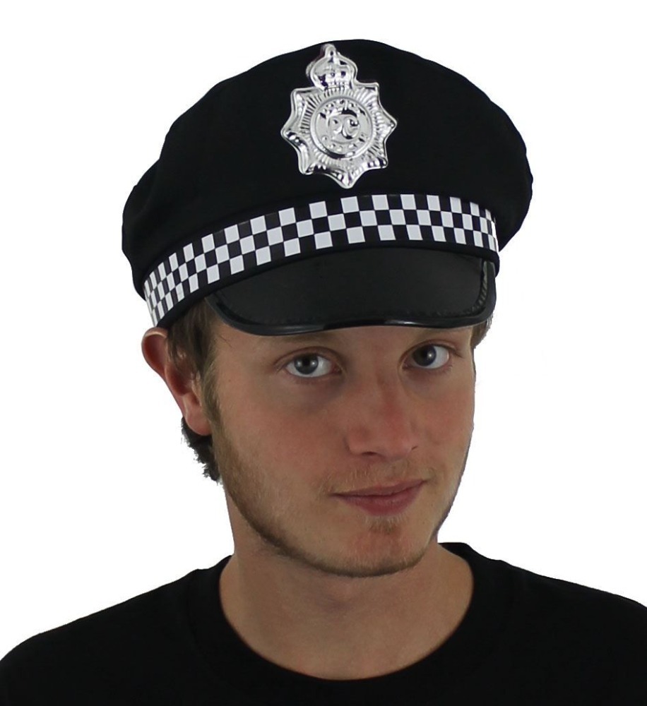 Adults Police Accessory Set | 3 Pcs | Hat, Cuffs & Badge