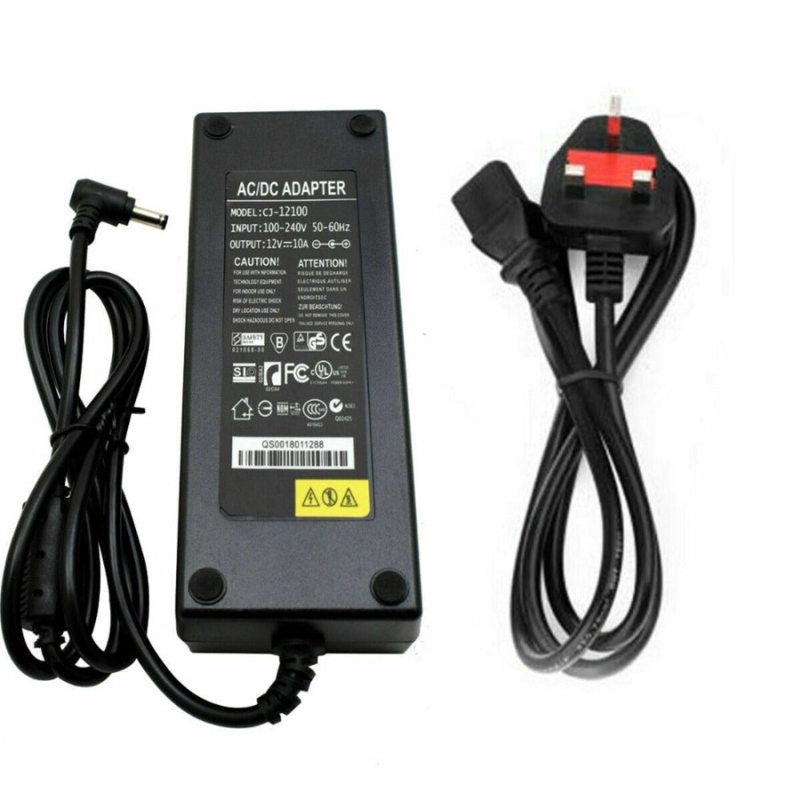 Ledsone Ac Dc 120W 10A Power Adapter Supply Charger Transformer For 3528/5050 Led Strip~2367