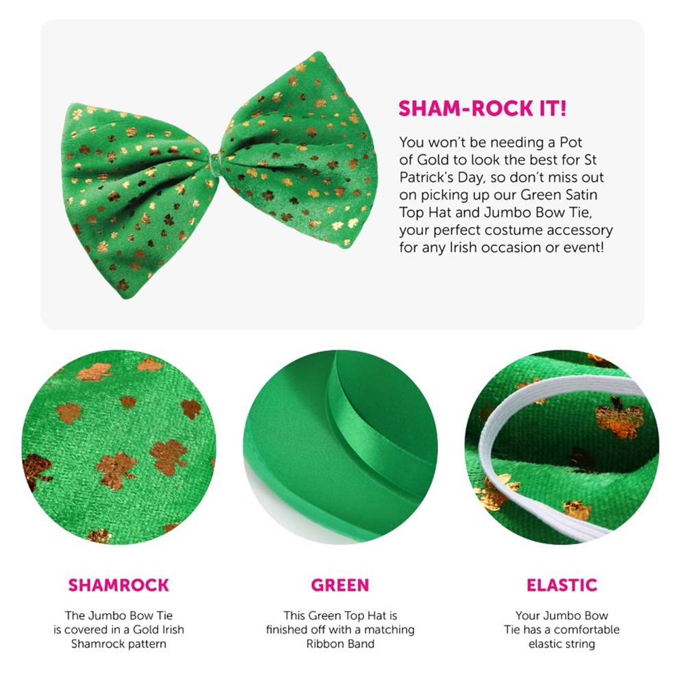 Irish Top Hat and Bowtie