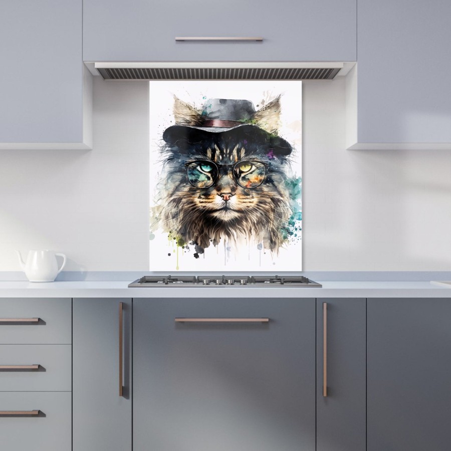 Click to view product details and reviews for Norwegian Forest Cat Splashart Kitchen Splashback W600mm X H750mm.