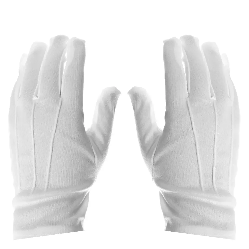 Adults Horror Puppet Costume | 5 Pcs | Black Suit, Mask, Wig, White Gloves & Red Bow Tie