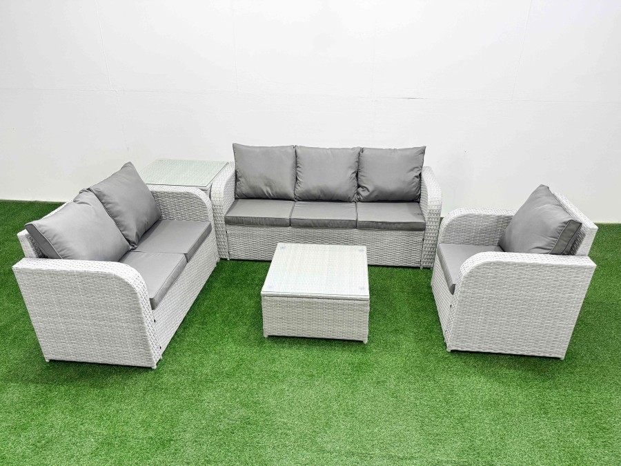 Click to view product details and reviews for Fimous Patio Pe Wicker 6 Seater Outdoor Rattan Furniture Sofa Sets With Square Coffee Table Reclining Chair Loveseat Sofa 3 Seater Sofa Side Table Lig. Click to view product details and reviews for Fimous Patio Pe Wicker 6 Seater Outdoor Rattan Furniture Sofa Sets With Square Coffee Table Reclining Chair Loveseat Sofa 3 Seater Sofa Side Table Lig.
