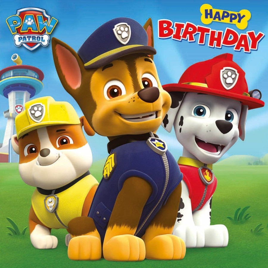 Paw Patrol Birthday Card