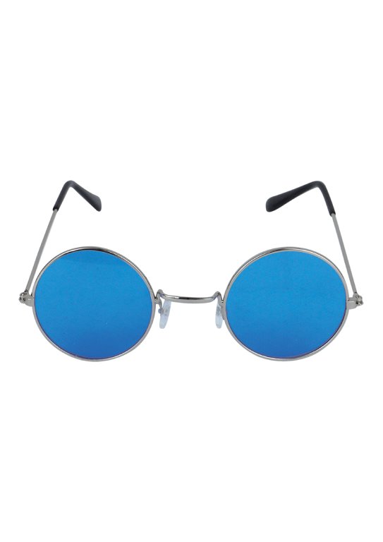 Click to view product details and reviews for Adult Silver Framed Glasses Blue Lenses.