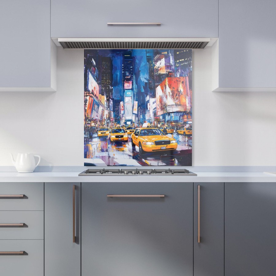Click to view product details and reviews for Neon Nights Times Square Buzz Kitchen Splashback W600mm X H650mm.