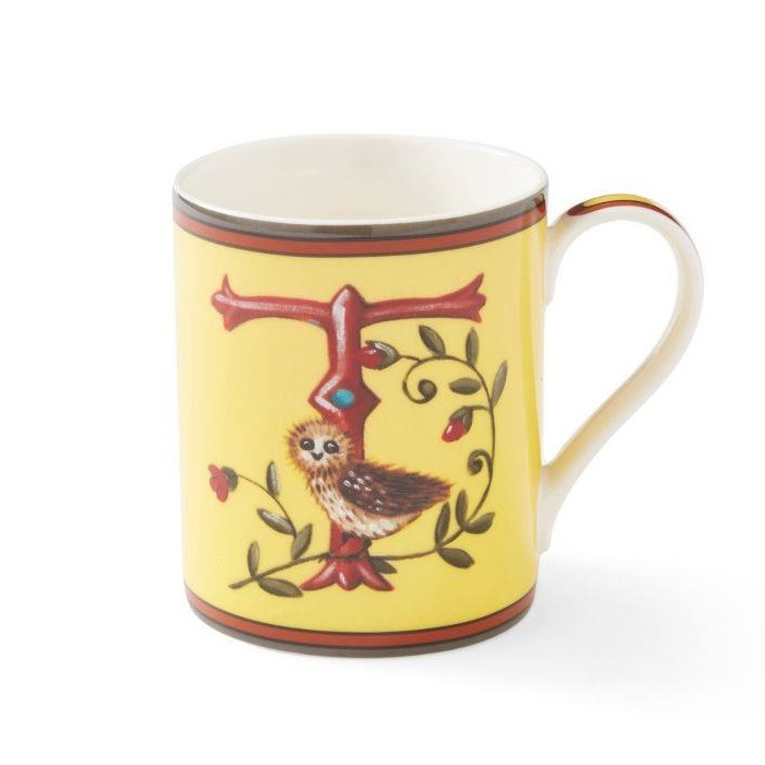 Alphabet Mug Letter T Tea Or Coffee Initial Cup 12oz Kitchenware Kit Kemp Gift