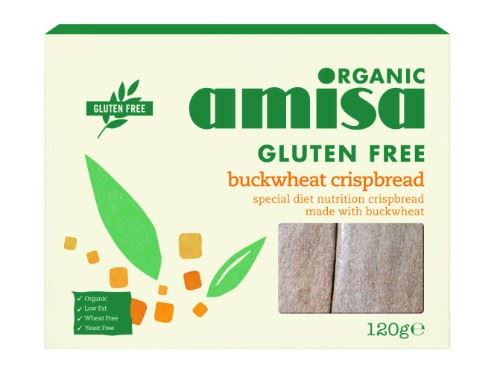 Amisa  Buckwheat Wholegrain Organic Crispbread - 120g - 89415
