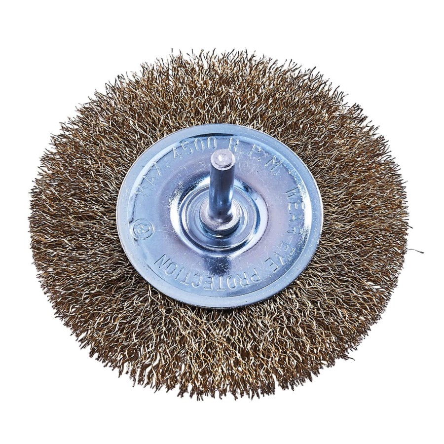 Click to view product details and reviews for Amtech 4 100mm Wire Wheel Brass Plated.