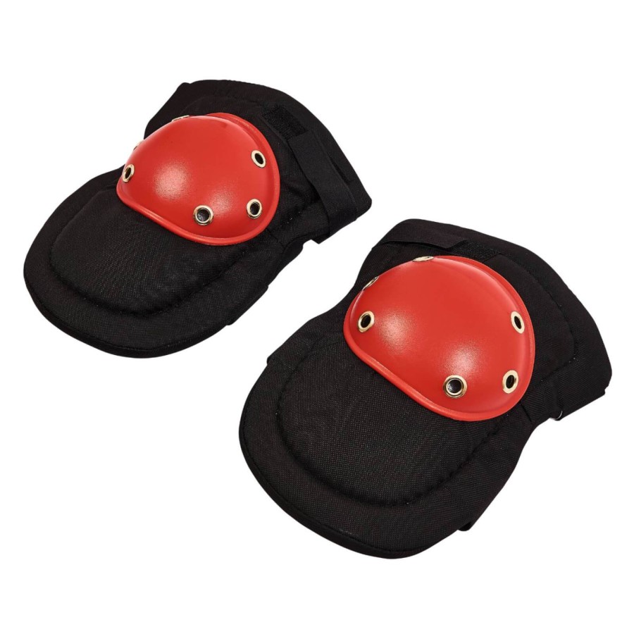 Click to view product details and reviews for Amtech Hard Cap Lightweight Knee Pads Black Red.
