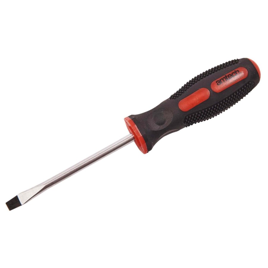 Amtech Slotted 6Mm Screwdriver 100Mm Soft Grip