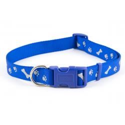 Click to view product details and reviews for Ancol Paw Bone Adjustable Collar Blue 45 70 567402.