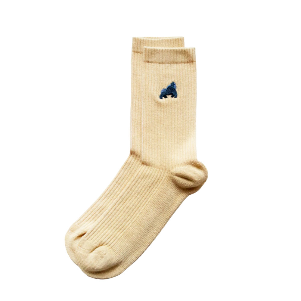Animal Bamboo Socks Ribbed 1 Pair Novelty Unisex Mens Save The Gorillas Gift Size UK 7-11