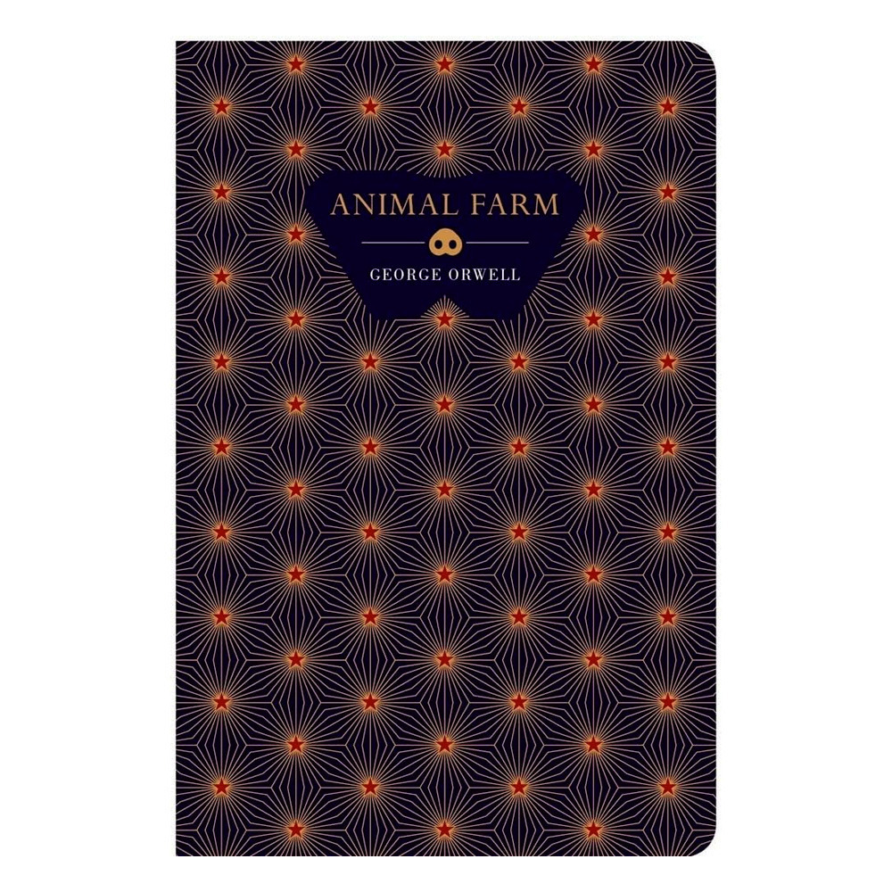 Animal Farm George Orwell Hardback Book Metallic Design Classics Novel Chiltern
